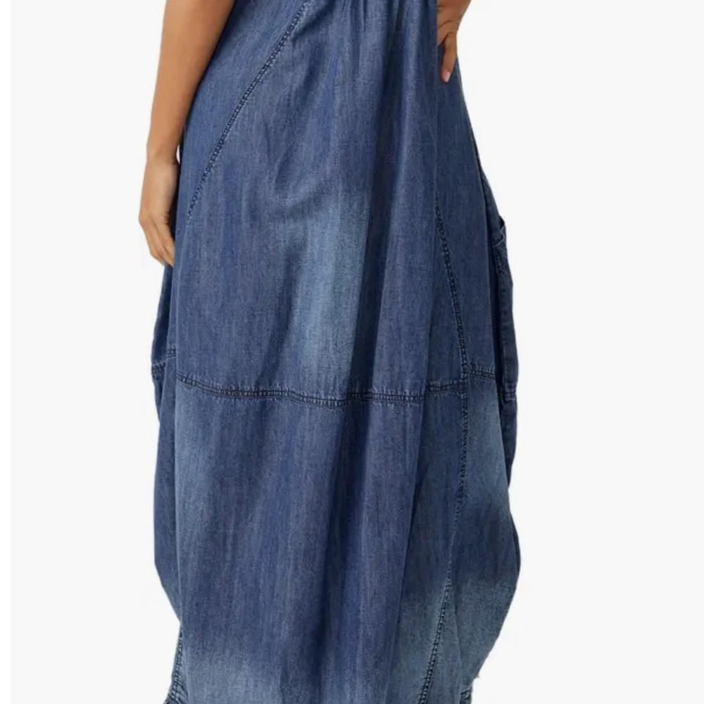 Free People Indigo Denim Maxi Dress
